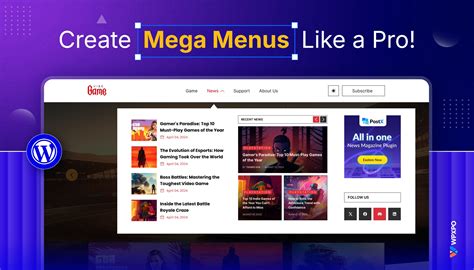 How To Create Mega Menu in WordPress – Mega Menus Made .